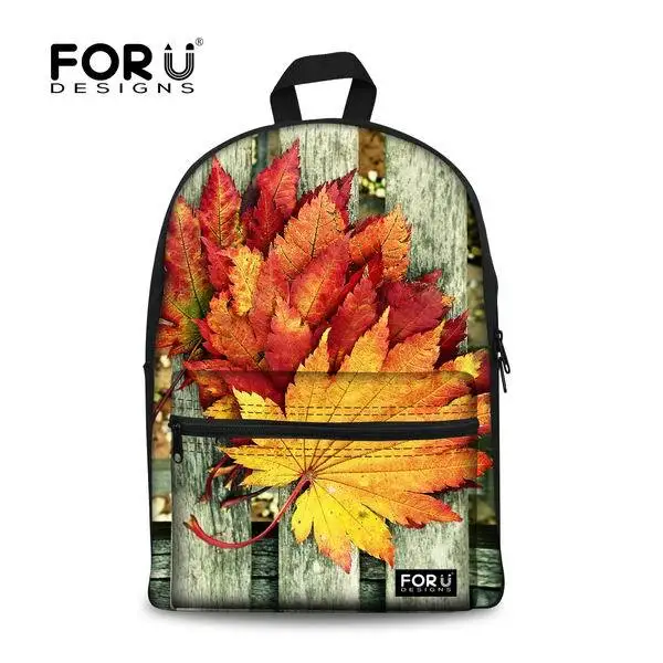 2U0018J FORUDESIGNS/детские школьные сумки с объемным цветочным принтом для девочек-подростков; школьный рюкзак с цветочным принтом; Повседневная парусиновая Детская сумка для книг; Mochila - Цвет: 2U0018J