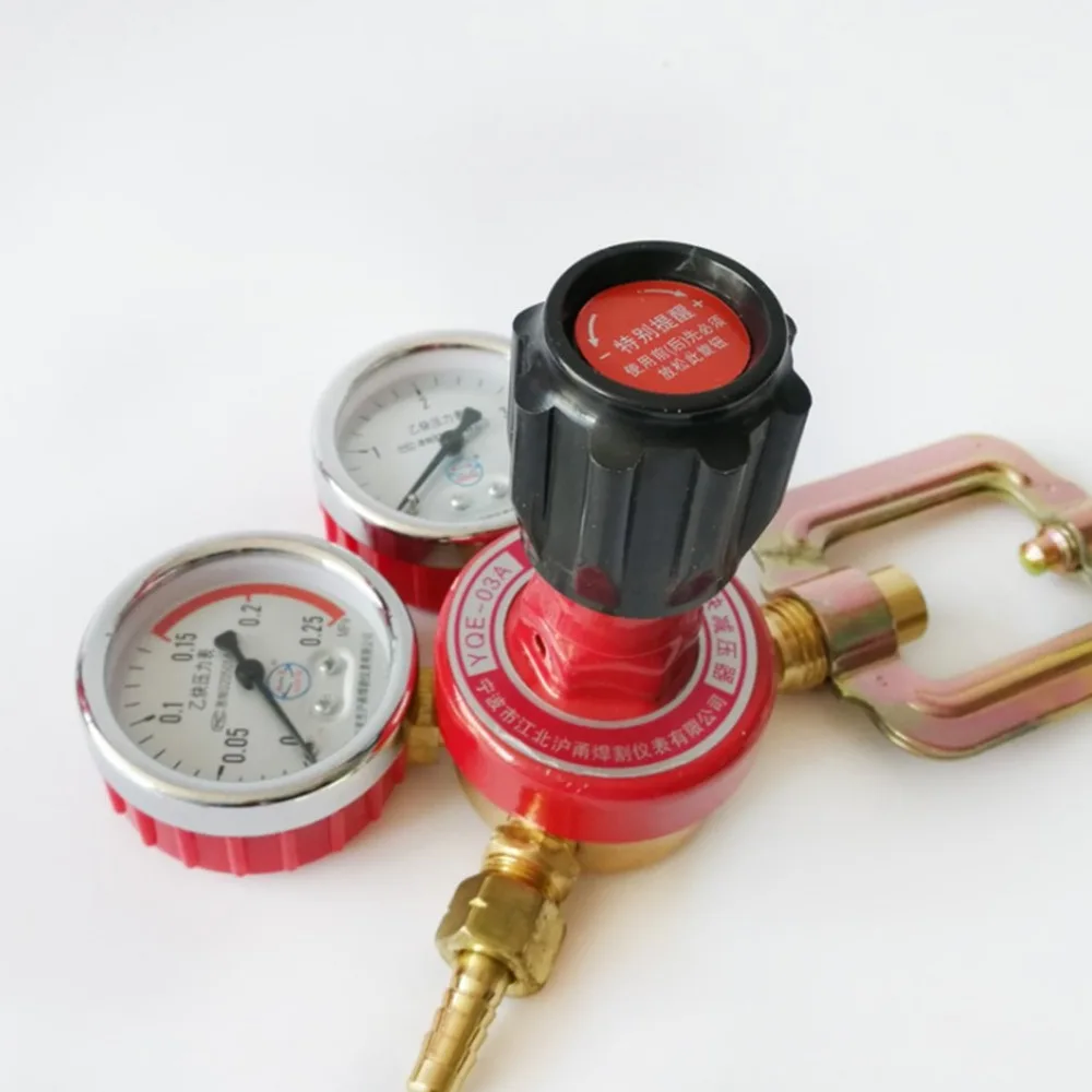 Высокое качество ацетилен метр Ацетилен Редукционный Клапан измеритель