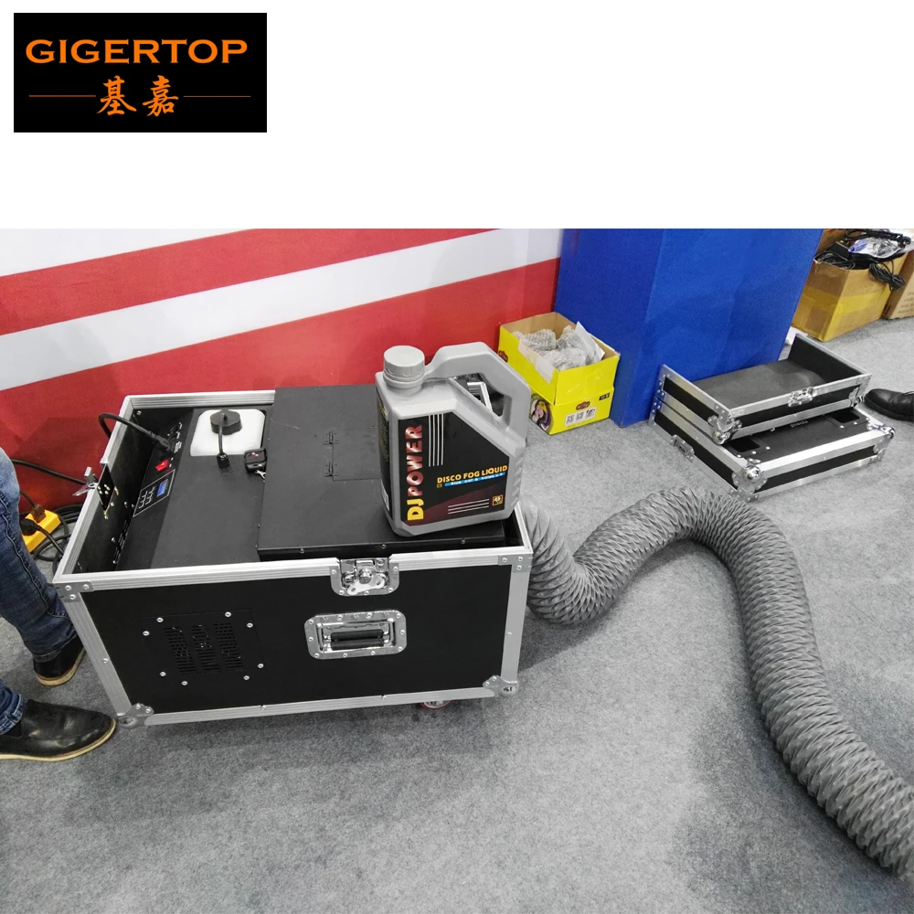 TIPTOP водная база противотуманная машина 3000 Вт дымовая на водной основе DMX512 сценический эффект Низкая лежа вода туман дымовая машина TP-T65 кофр