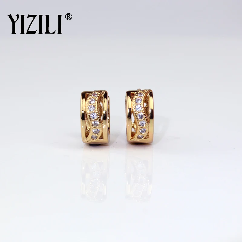 YIZILI новые модные умные шикарные медные серьги подвески из искусственной кожи