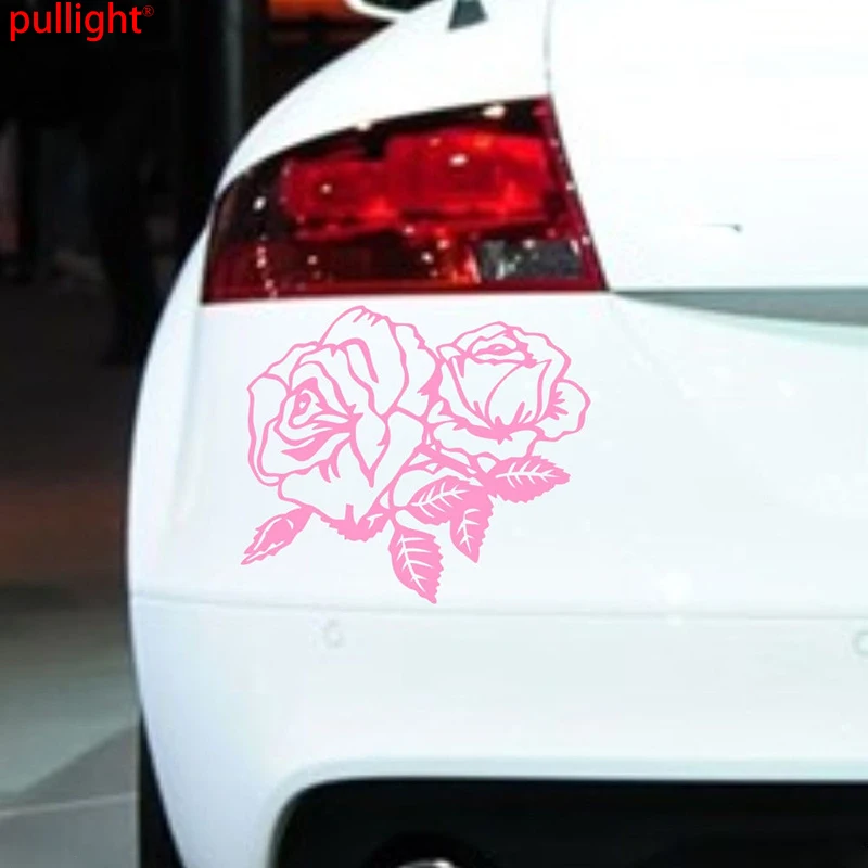 Виниловые наклейки на автомобиль розы цветы багажник боковое крыло|graphic sticker|fender