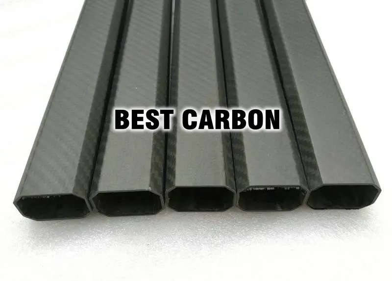 Высококачественная восьмиугольная намотка из углеродного волокна 3K 25 мм х 38 850