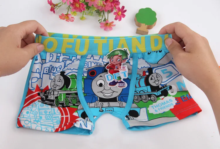 Цельнокроеное платье с принтом из мультфильма для маленьких мальчиков нижнее