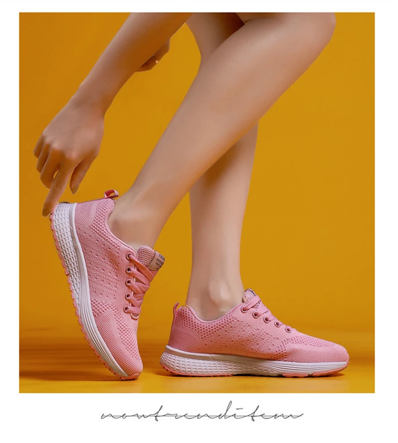 Уличная прогулочная обувь женская летняя для бега дышащие кроссовки женские