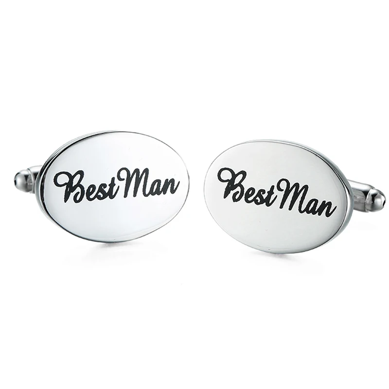 

DY new high quality fashion men French shirt Cufflinks The best man logo oval letters Cufflinks