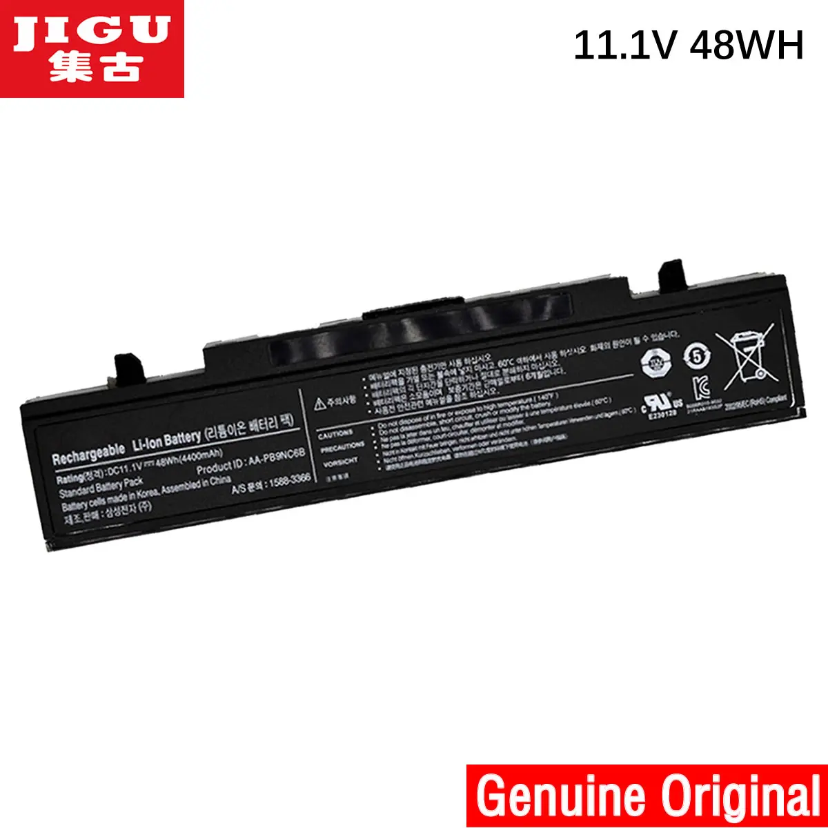 Оригинальный аккумулятор JIGU для ноутбука Samsung PB9NC6B R580 NP350V5C R525 R430 R530 RV411 RV508 48WH 4400
