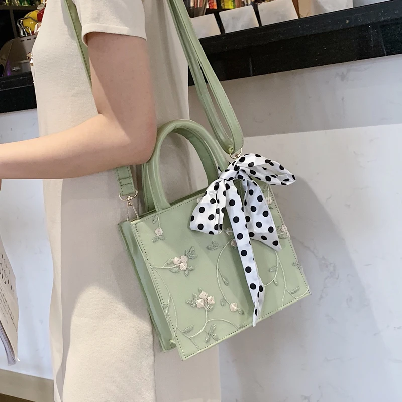 DORANMI шарф женская сумка 2019 кожаная квадратная через плечо Bolsos Mujer PJ149 | Багаж и