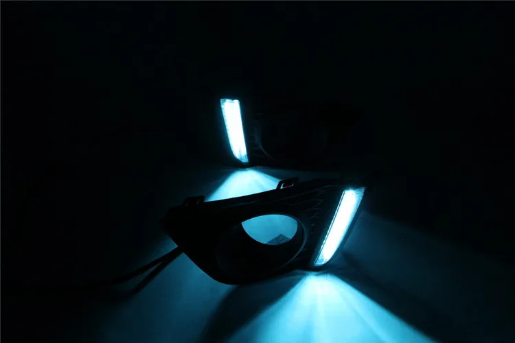 Дневные ходовые огни для стайлинга автомобиля Honda Fit светодиодный DRL 2014-2015