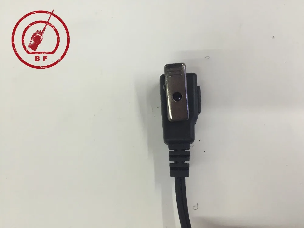 2 контакта PTT MIC шумоподавление Скрытая Акустическая трубка наушники вкладыши