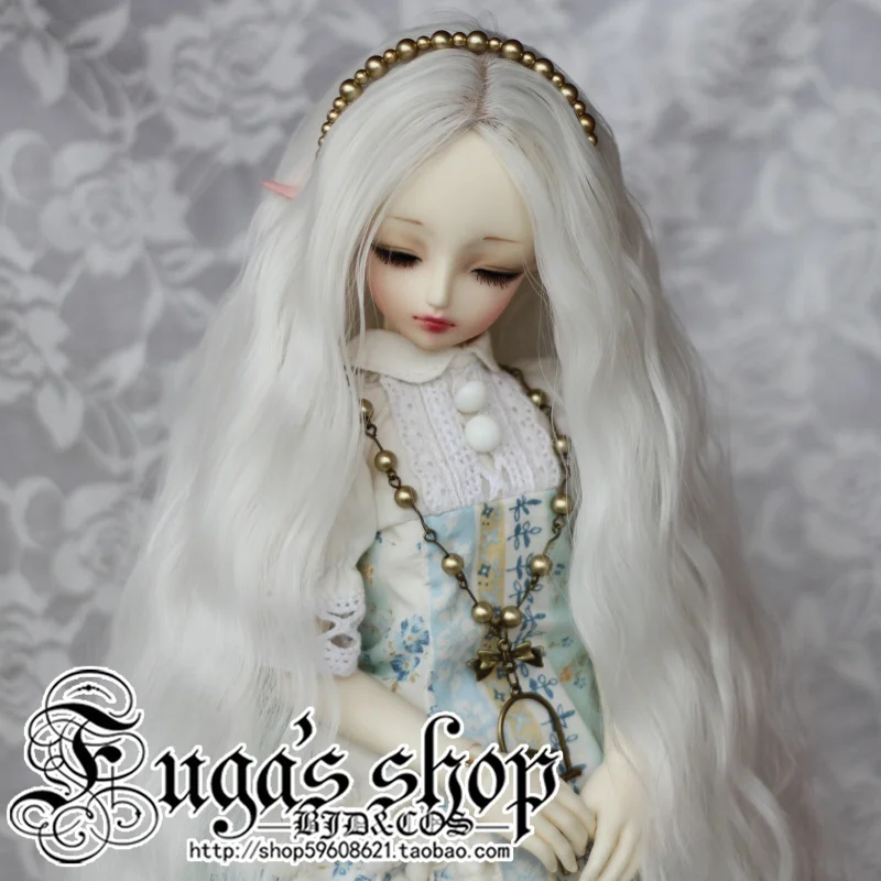 1/3 1/4 модный стиль Bjd SD кукольный парик высокотемпературная проволока длинные