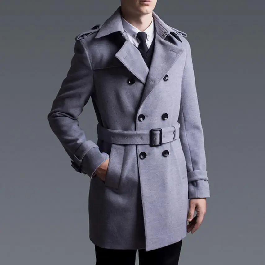 Бесплатная доставка Европейская и американская мода осенне-зимнее двубортное