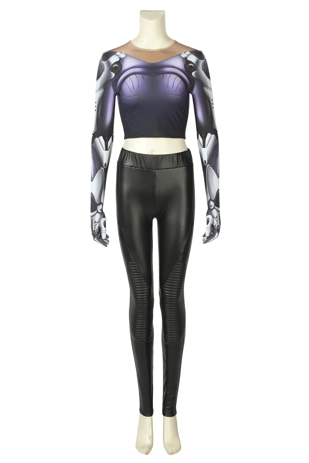 Костюм для косплея Alita Battle Angel костюм супергероя соблазнительный облегающий
