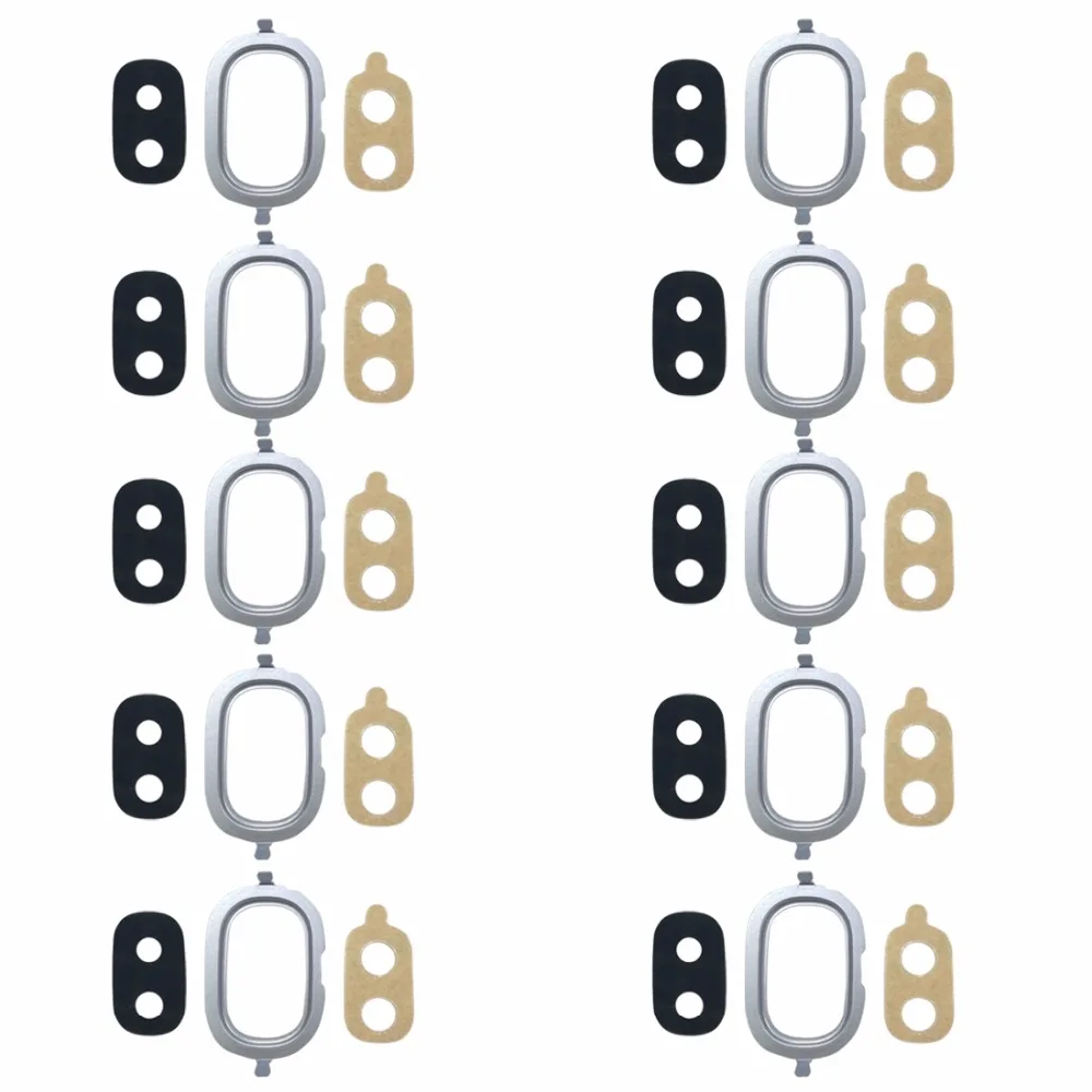 10 шт. задняя рамка для камеры с крышкой объектива и клеем Samsung Galaxy J4 J400F/DS J400G/DS |