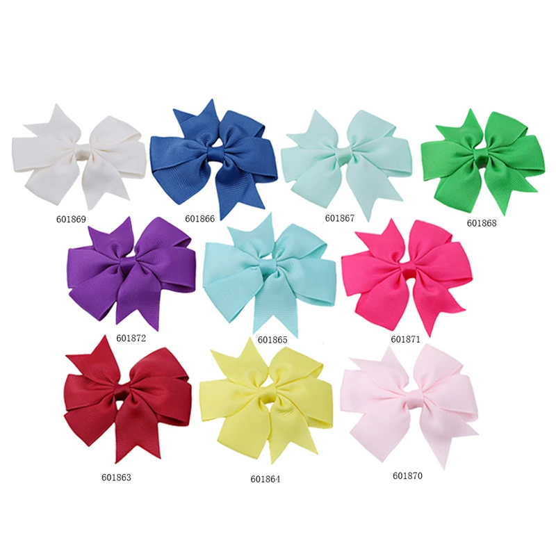 Hot 5 Pcs/Pack DIY Jewelry Rib Dovetail Ribbon Bow Children Headband Baby Girls Hair Barrette Clips Accessories Hairpin Headwear | Детская