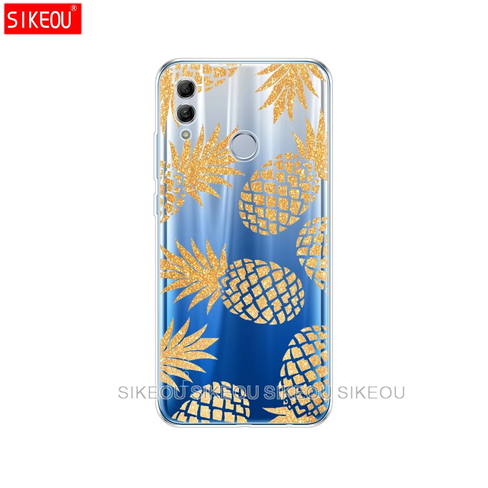 Силиконовый чехол для huawei honor 10 lite, чехол 6,21 дюйма, мягкая задняя крышка для телефона из ТПУ для honor 10 lite, защитный чехол Etui full 360 - Цвет: 61056