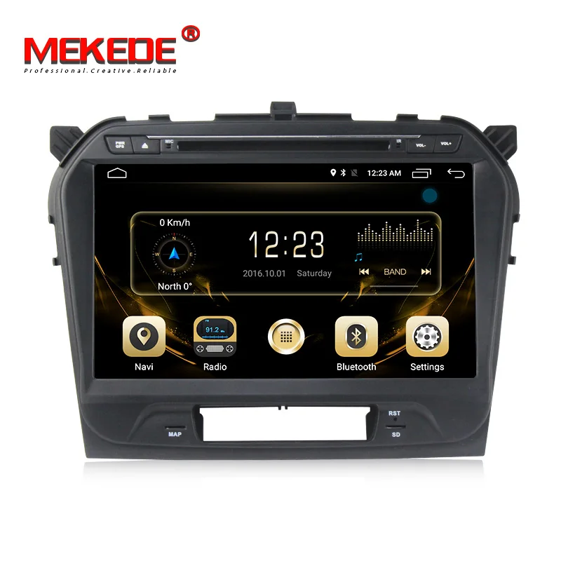 Золото UI 4 ядра Android 7 1 Автомобильная dvd навигационная система мультимедийный