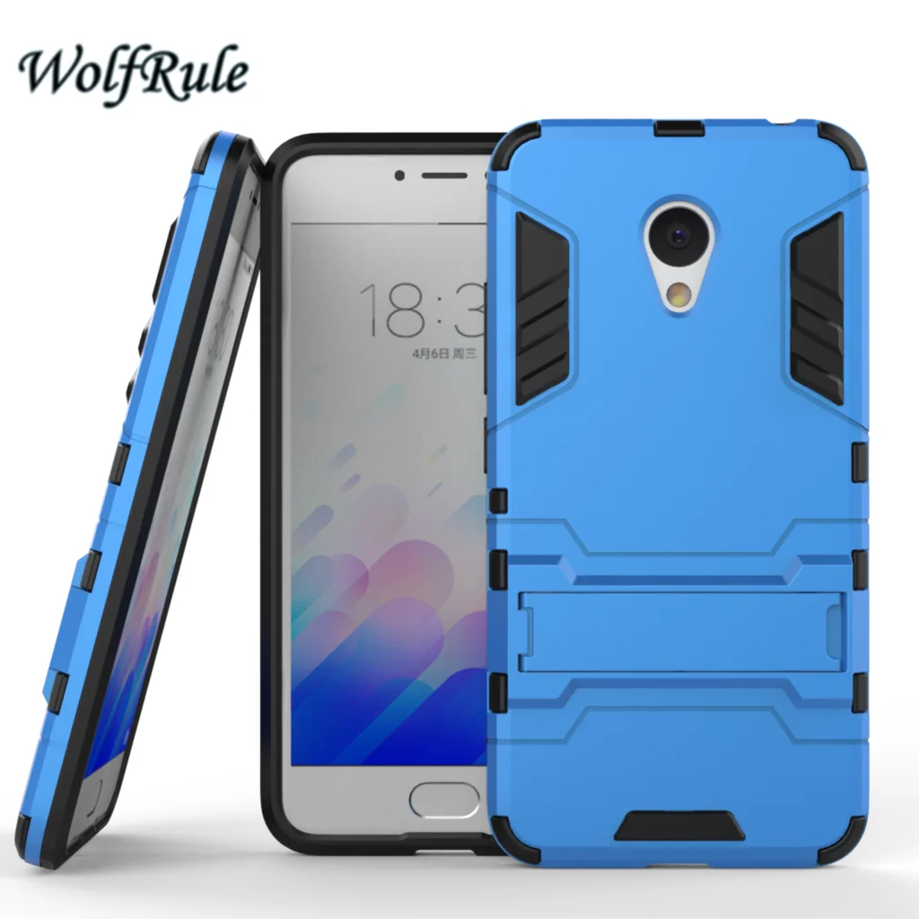 WolfRule Anti-knock Case Meizu M3s Cover Soft Silicone &amp Slim Plastic For Phone Holder Stand M3&lt{ |