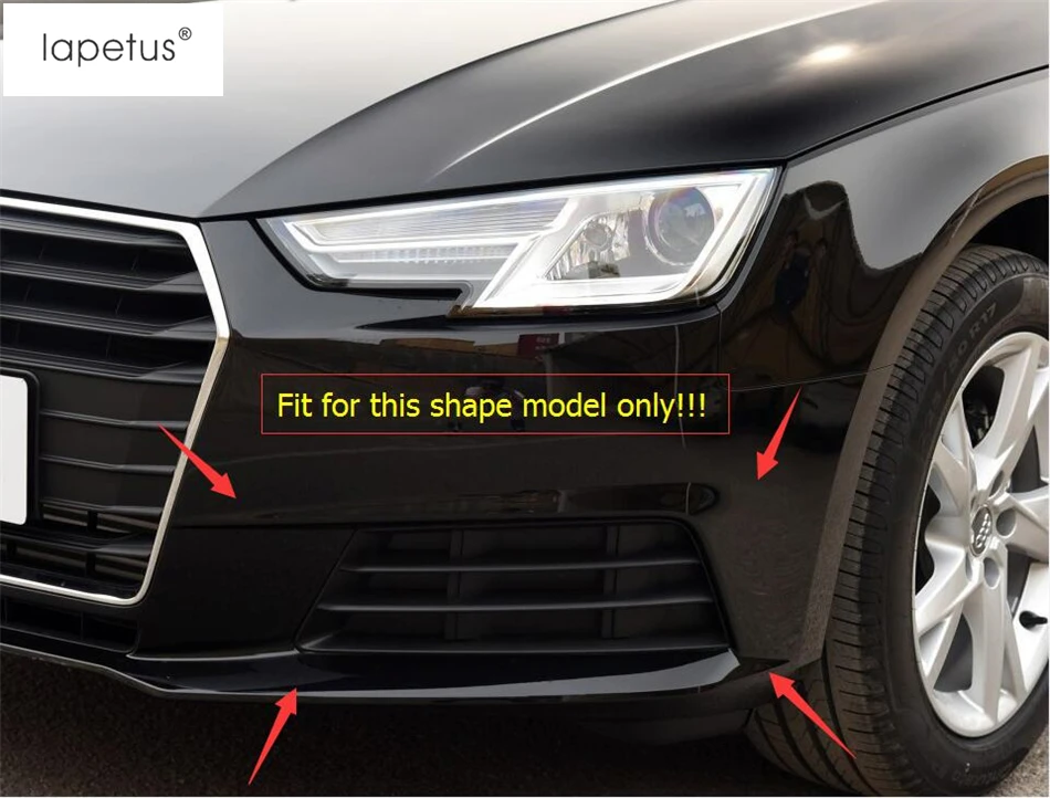 Аксессуары Lapetus для Audi A4 B9 2016 2019 хромированные передние противотуманные фары