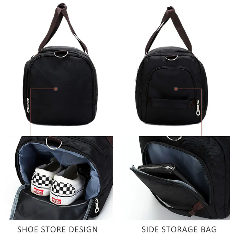 Ограниченная партия Мужская холщовая спортивная сумка для тренажерного зала