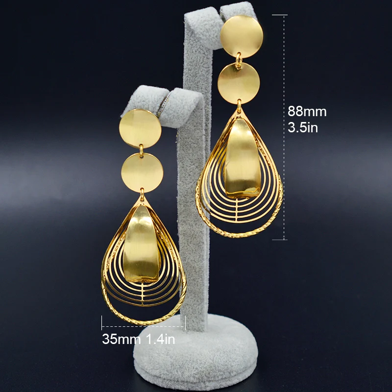 Sunny Jewelry 2020 Новые поступления длинные висячие серьги для женщин Свадебные Дубаи