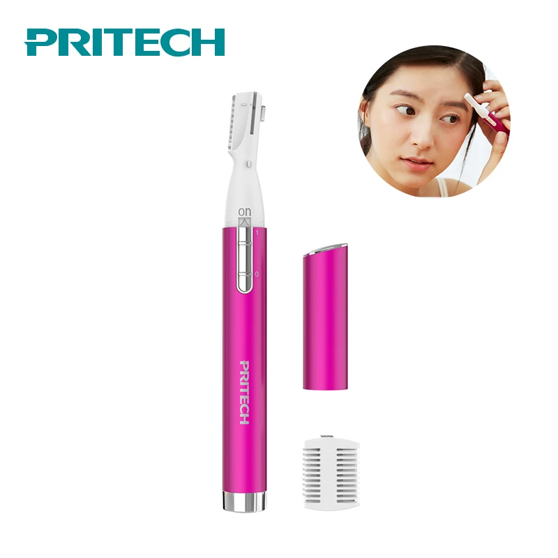 

Pritech Mini Portable Electric Eyebrow Trimmer Hair Removal Women Body Hair Shaver Remover Blade Razor Epilator Makeup Sets