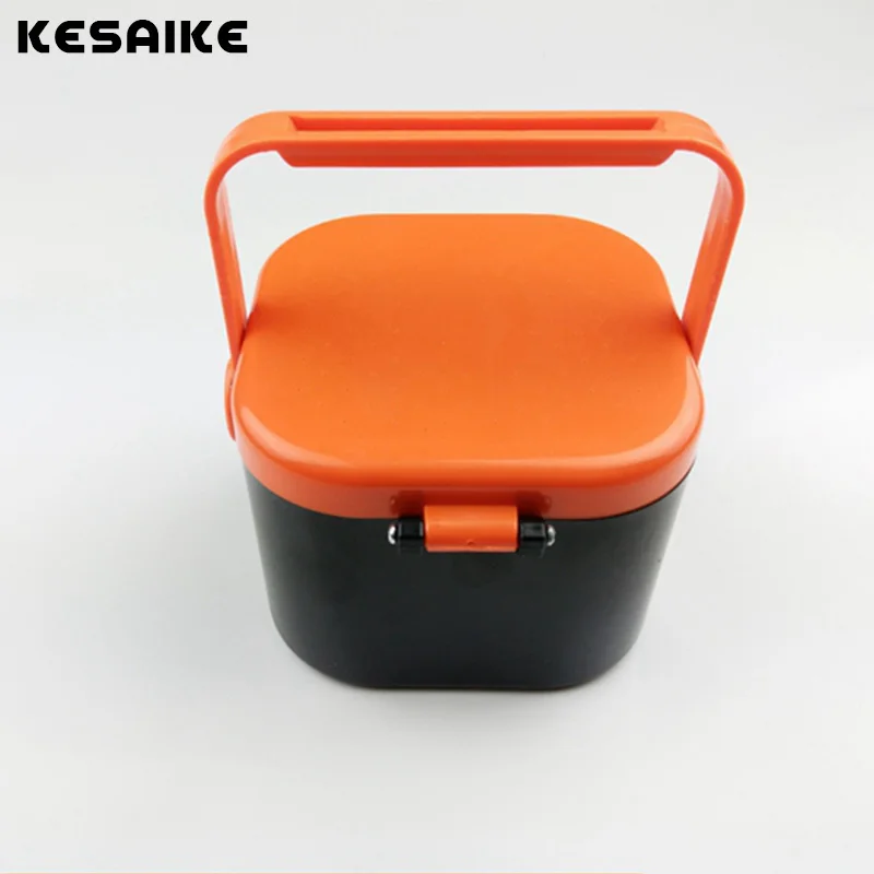 Портативная квадратная коробка KESAIKE из ПВХ для приманки рыболовных приманок