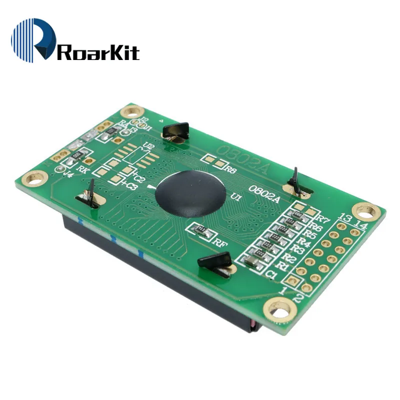 Горячая продажа 8x2 8*2 ЖК модуль 0802 символьный дисплей синий экран|lcd module|character