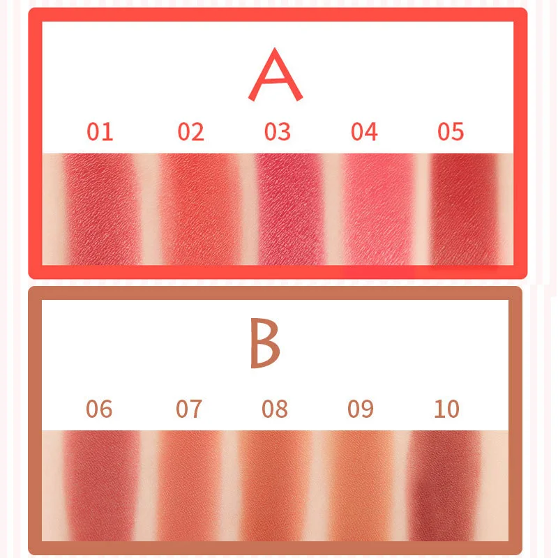 5 шт./компл. матовая губная помада для макияжа губ стойкий водостойкий пигмент
