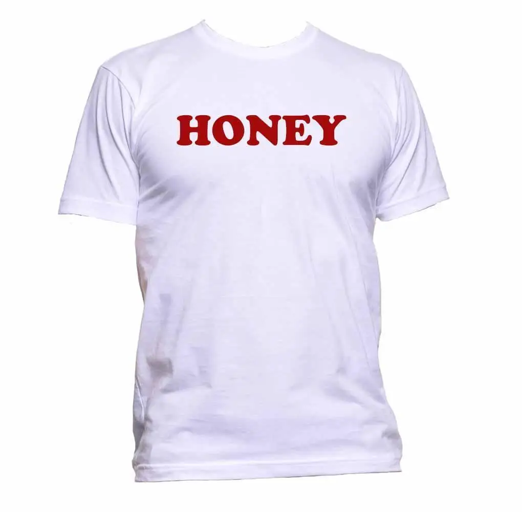 

Print T Shirt Men Hot Honey Red Coloured T-Shirt Mens Womens Unisex Fashion Slogan Comedy Cool Funny O-Neck T Shirt