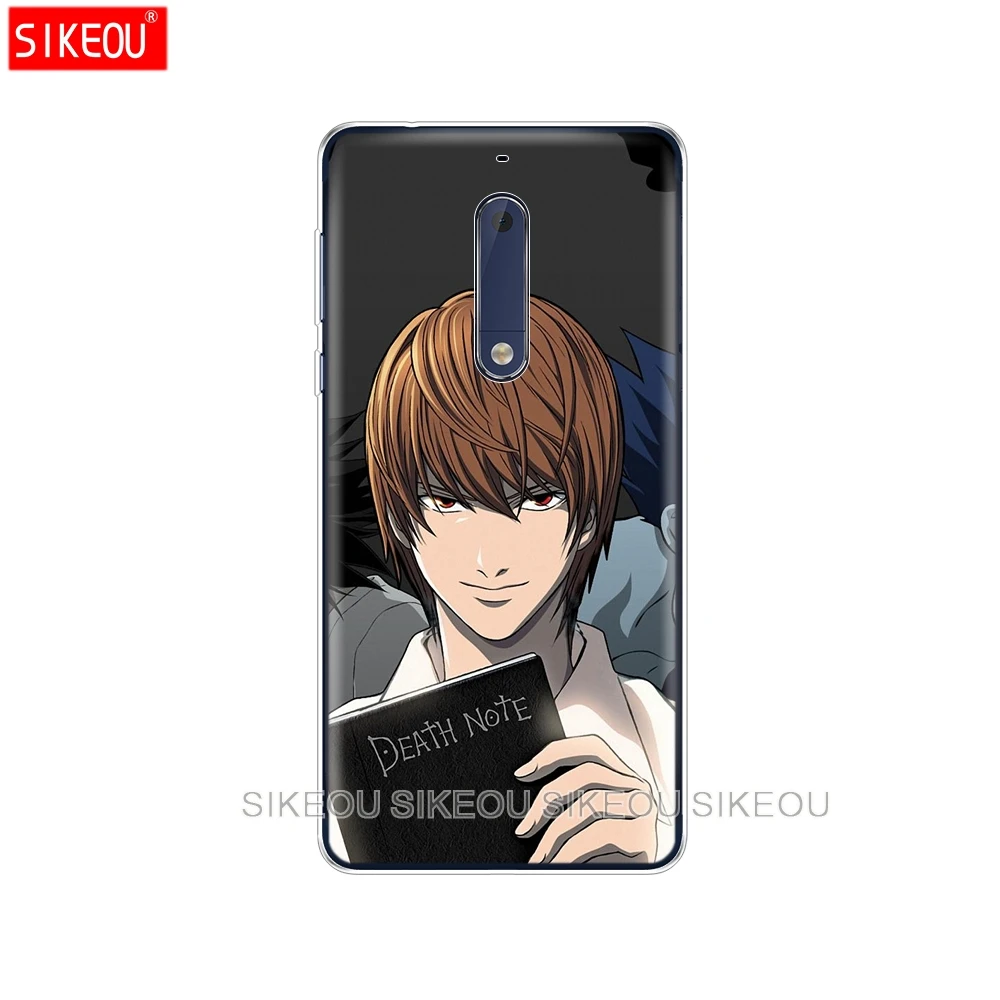 Силиконовый чехол для телефона Nokia 5 3 6 7 PLUS 8 9 /Nokia 1 2 2018 аниме Death Note|Бамперы| |