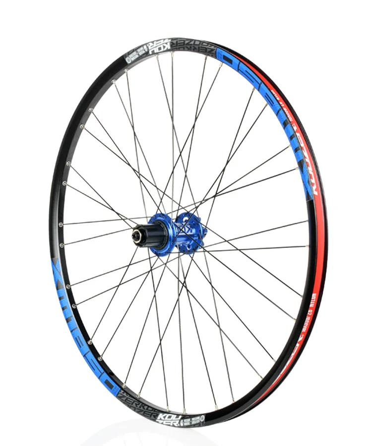 Набор колес для горного велосипеда Koozer MTB, 26/27, 5 дюймов, ультралегкий 72 кольца, быстроразъемный, через ось, 4 подшипника XD, обод для велосипедной колеса