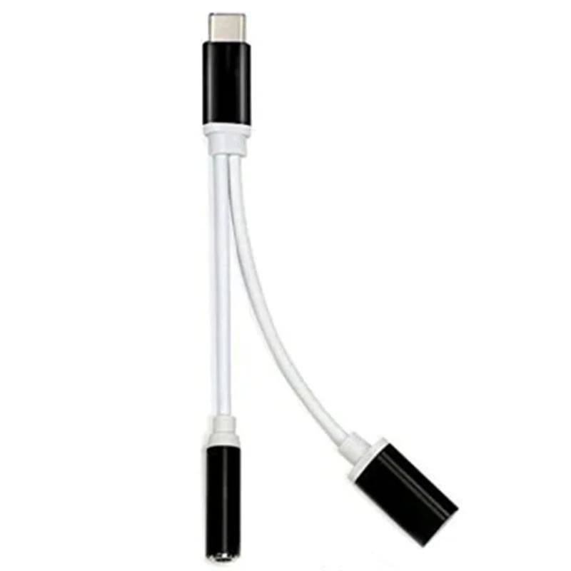 2 в 1 type C до 3 5 мм зарядное устройство для наушников звуковой разъем USB кабель