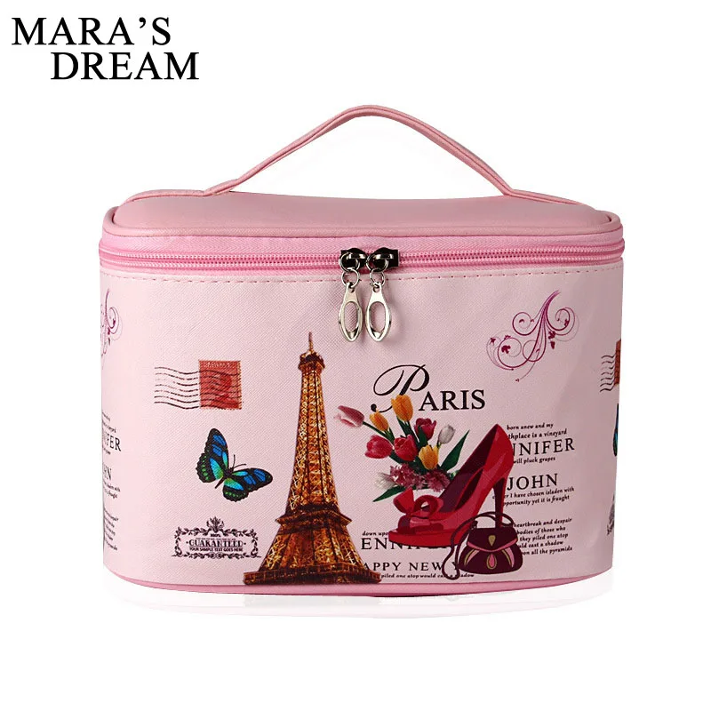 

Mara's Dream Women Cosmetic Cases High-capacity portable fashion PU leather Women cosmetics bag storage bag