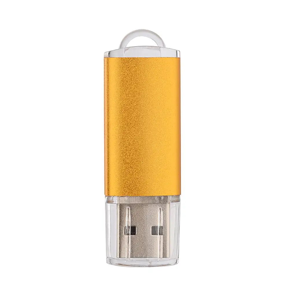 Gold Металлический USB флеш-накопитель 128 ГБ Флешка 64 ГБ 32 ГБ USB флеш-карта памяти, Флеш накопитель 32 64 128 ГБ USB флешка - Цвет: Gold