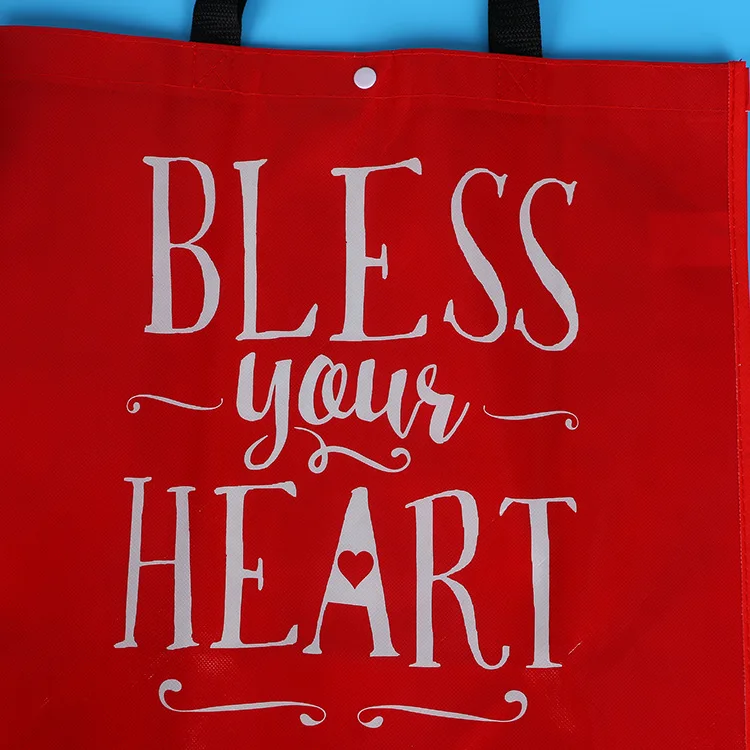 PP нетканый матовый мешок для ламинирования с полным набором вашего логотипа