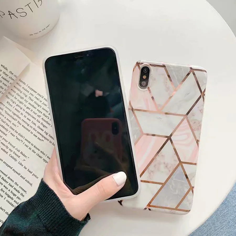 Чехол из ТПУ с мраморной цепочкой для huawei mate 20 30 P40 P30 P20 pro lite мягкий силиконовый