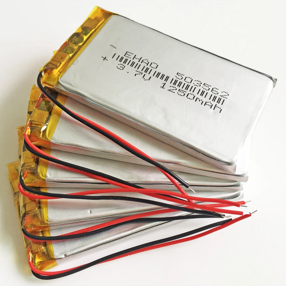 Литий полимерная аккумуляторная батарея 3 7 в 1250 мАч 503562 для Mp3 GPS PSP DVD динамиков MP4