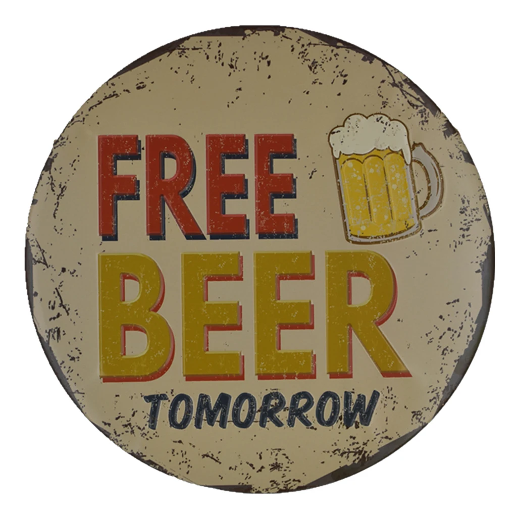 Коктейльный Мохито винный напиток винтажный металлический оловянный знак