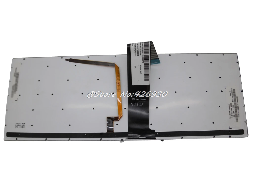 Клавиатура для ноутбука ASUS U37 U37V U37VC U47 U47V U47VC без рамки с подсветкой US 0KNB0 4620US00