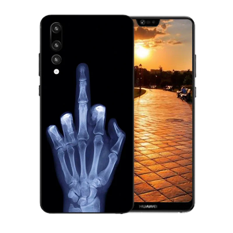 Чехол для телефона Huawei P10 P20 P8 P9 Lite Plus 2017 Ascend Y5 II 2 из ТПУ P smart Y6 Pro Y9 2018 2019 |