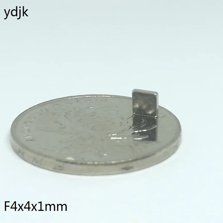10 шт./лот N35 прямоугольный магнит f 4x4x1 супер сильный неодимовый 4*4*1 4 x 1|Магнитные