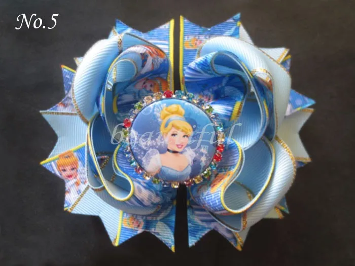 32 шт. 4 5 дюймовая атласная лента банты для волос с зажимом девочек заколки