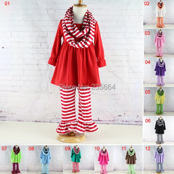 Новинка комплект из 3 предметов в полоску платье с длинным рукавом и оборками топ