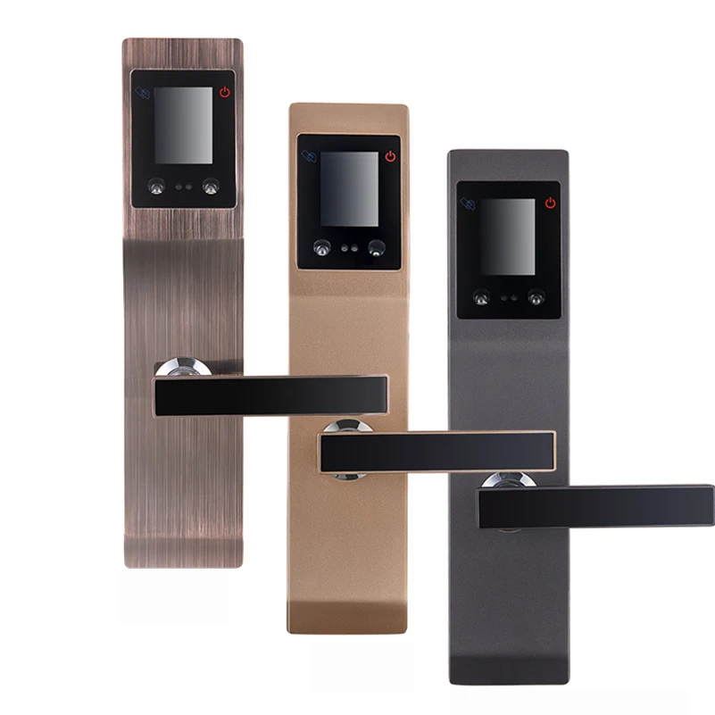 Умный дверной замок для деревянной двери электронный на ладони биометрический с