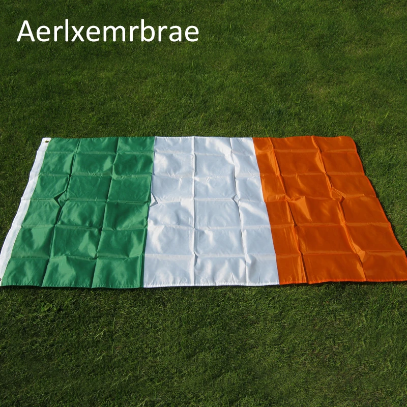 Бесплатная доставка флаг aerlxemrbrae Флаг Ирландии 90*150 см/3*5 футов большой висячий Eire