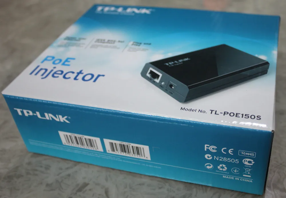 Tp-link TL-POE150S PoE инжектор адаптер зажигания и играть | Безопасность защита