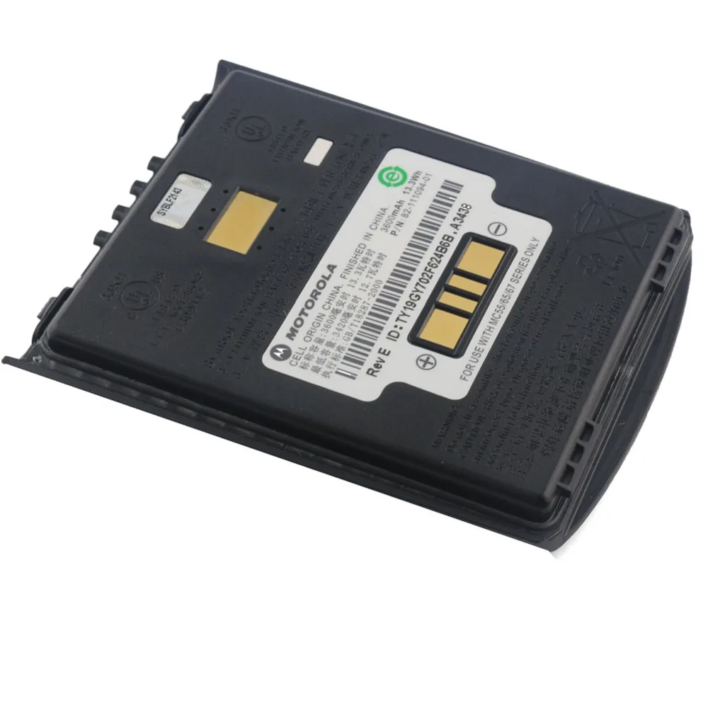 Для символ MC55 MC65 MC659B MC5590 MC55A0 высокое Расширенная емкость Батарея(82-111094-01, 3,7 V, 3600 мА · ч