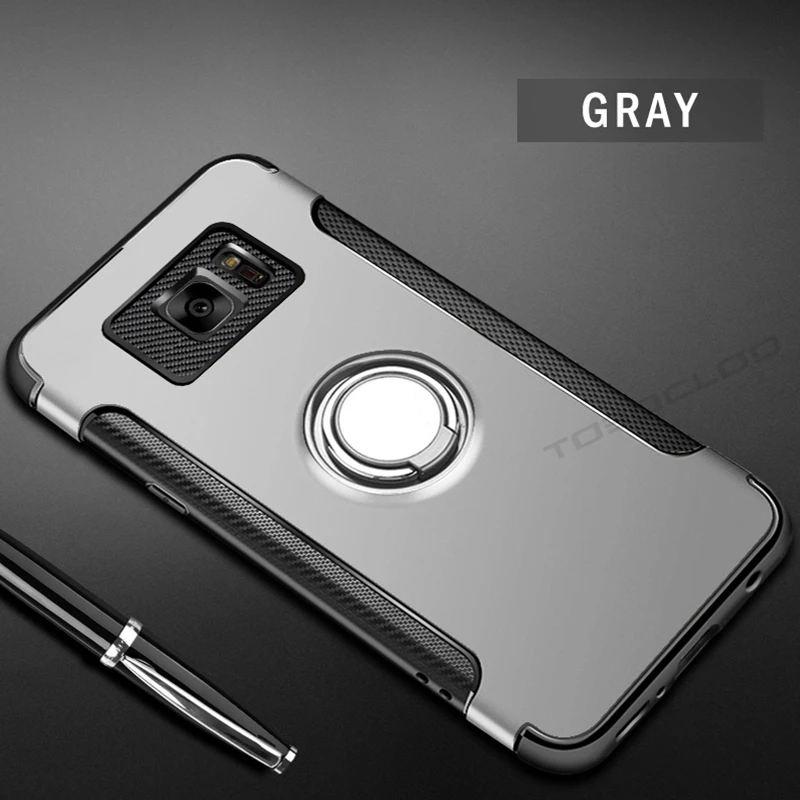 Чехол Tobocloo для Samsung Galaxy S7 edge S8 Plus Note 8 J2 J3 J5 J7 Prime 2017 2016 Pro металлический 360 кольцевой