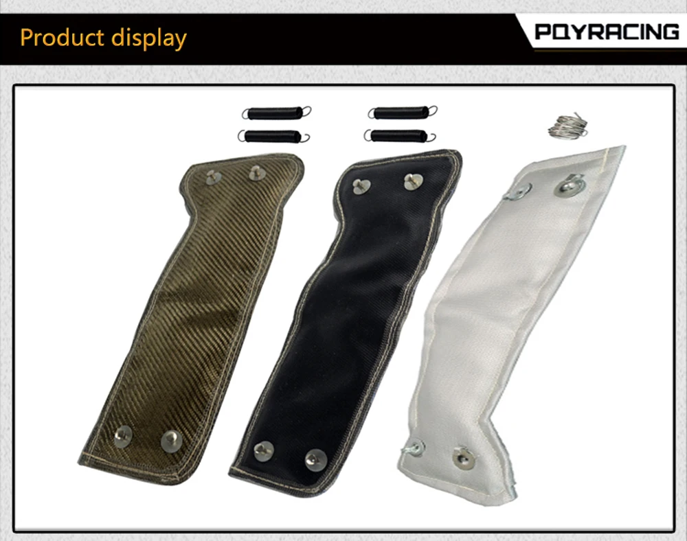 Free Shipping Turbo Heat Shield /Turbocharger Blanket WRAP+SPRING FOR Subaru WRX PQY-2306