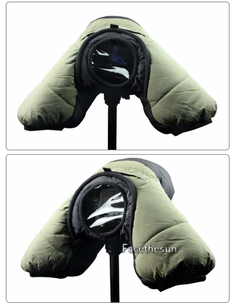Roadfisher толстый теплый Coldproof водонепроницаемый Зимний защитный чехол для камеры чехол для Canon Nikon sony DSLR SLR
